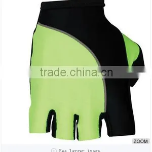 Hi-Viz Fingerless Road Cycling Glove thumbnail-1
