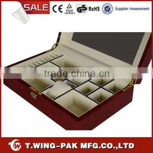 High Quality Large Jewelry Box for Both Watches and Jewelries thumbnail-5