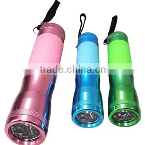 TE080 2015 Promotion Aluminum Zoom in and Out 9led Flashlight With Lanyard thumbnail-1