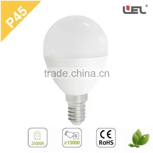 Led Bulb Lamp CE-approved P45 E14 4W Ceramic Bongs Plastic Housing Globe LED Light Bulb Led Light Bulb Speaker thumbnail-1