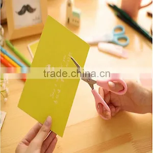 Cute Plastic Student Cut Scissors Stainless Steel Artists Accessories Office Scissors thumbnail-3
