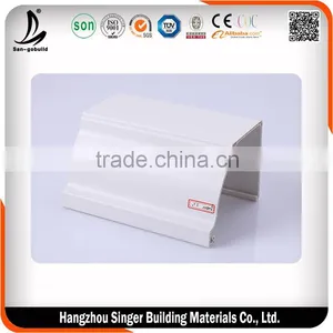 Colored PVC Rain Gutter for Building's Rainwater Drainage System thumbnail-1