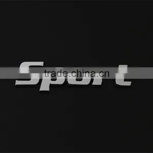Small Chrome Logo Letters Custom Car Chrome Chrome Sticker Letters thumbnail-4