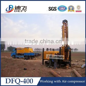 DFQ-400 Water Well DTH Drilling Rig Working With Air Compressor for Granite Borehole thumbnail-5