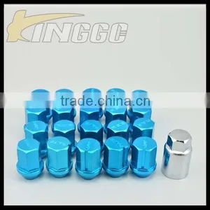 M12x1.5/M12x1.25 35mm Racing Aluminum Car Wheel Lug Nuts thumbnail-2