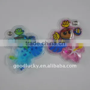 New Arrival Promotional Gift--liquid Oil Pvc Keychain thumbnail-1