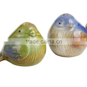 Chubby Ceramic Birds Salt and Pepper Shakers for Everyday Use thumbnail-1