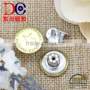 17mm Fashion Metal Custom Jean Blue Button for Jacket thumbnail-6