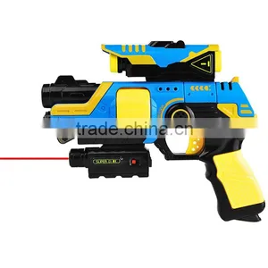 Infrared Ray Fighting Kids Plastic Electric Gun Toy With Light and Sound thumbnail-3