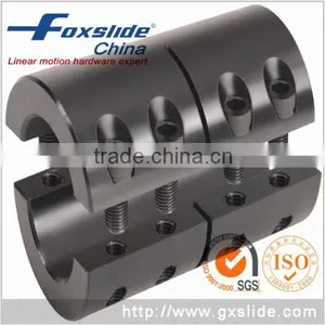 6*6mm Motor Steel Shaft Tighten Rigid Coupling 6mm A Diameter, 6mm B Diameter, 16mm OD, 24mm Length With Screws thumbnail-2