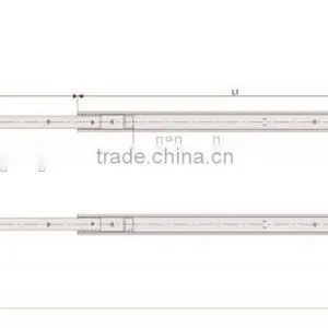High Quality Drawer Slide Manufactory, 27mm Ball Bearing Drawer Slide, Roller Forming Machine of Ball Bearing Slide thumbnail-2