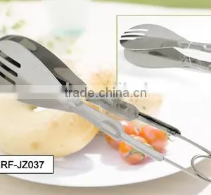 Stainless Steel Food Tong With Large Loop for Hanging - Lifetime Guarantee thumbnail-1