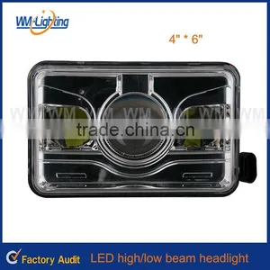 4inch * 6inch Square Headlights LED Sealed Beam High/low Beam for Jeep Headlight thumbnail-1