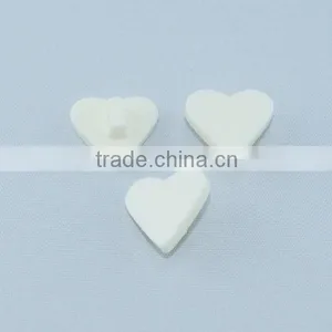 Heart Shape Buttons White Bulk Buttons thumbnail-3
