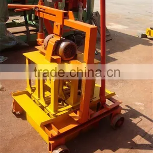 QMR2-45 Made in China Cement Moveable Lay Eggs Type Semi-automatic Mobile Concrete Block Machine Manufacturer thumbnail-5