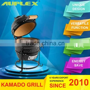 Ceramic Shell BBQ Mini Terracotta Charcoal Grill thumbnail-6