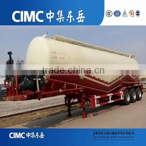 CIMC Silo Type Cement Trailer , Bulk Cement Tanker Price thumbnail-1
