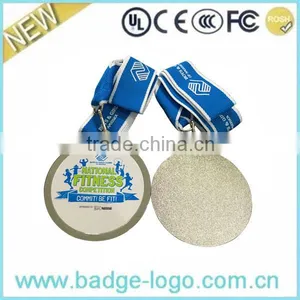 2016 Newest Design Silver Wholesale Sports Medals thumbnail-1