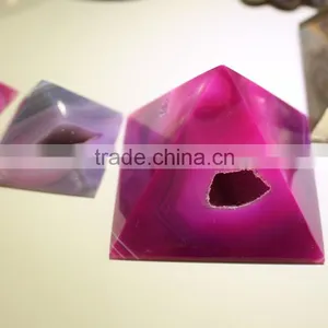 Gemstones Agate Pyramids for Decor thumbnail-2