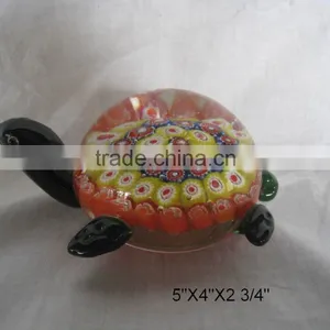 Multicolored Glass Turtle thumbnail-1