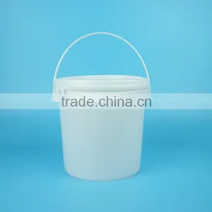 Bucket Plastic With Handle, 3 Liter Paint Bucket, Custom Print Small Pail With Lid thumbnail-2