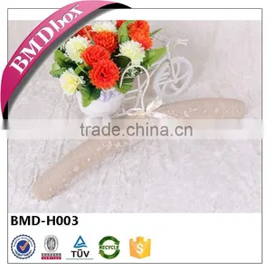 Hotel Usage Satin Clothes Hanger With Linen thumbnail-1