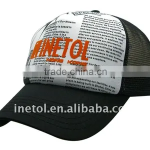 Chinese Trucker Mesh Cap With Top Button thumbnail-1