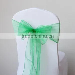 Fancy Wedding Spandex Chair Sashes thumbnail-4