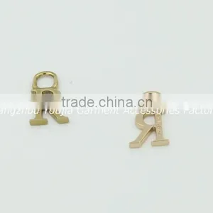 Gold Custom Tags Logo Metal Label for Swimwear thumbnail-3