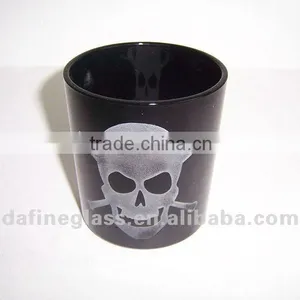 Personalized Screen Printing Glass Candle Holder /candle Jar thumbnail-1