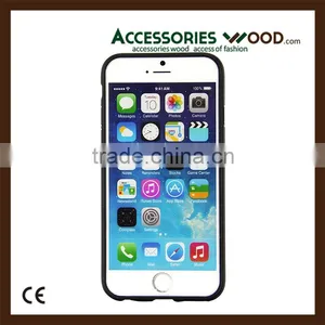 Support Logo Engraving Real Wood and Shell Mobile Phone Case for IPhone thumbnail-4