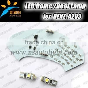 Canbus Car Interior Roof Lamps for Benz A203 9-16V 3528SMD Led Dome Roof Lamp Car Reading Light thumbnail-1