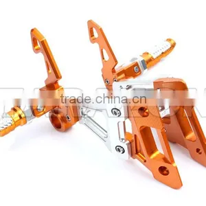 Motorcycle Racing Bike CNC Aluminum Adjustable Rearsets thumbnail-2