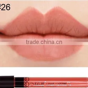 Menow 38 Colors and 6 Pcs Waterproof Long Lasting Lip Gross Leaves Your Lips Fuller & Sexy thumbnail-4