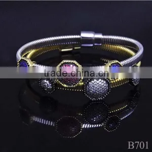 Charm Bracelet /spinel Mirco Pave Bracelet/925 Silver Bracelet thumbnail-2