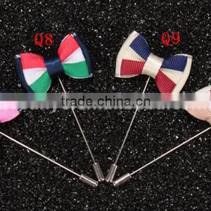 Custom Solid Color Mens Flower Lapel Ling Stitch Pin LAP057 thumbnail-4