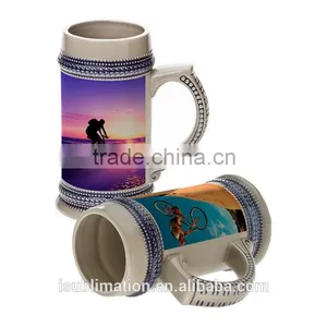 Sublimation Ceramic Beer Mug Wholesale thumbnail-1