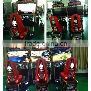 Coin Operated Arcade Machine Funny 3D Outrun 32LCD Simulator Arcade Racing Car Game Machine Play Free Car Games thumbnail-6