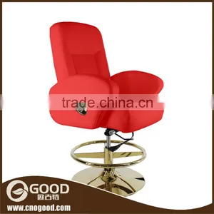Modern Casino Leather Bar Stool thumbnail-5