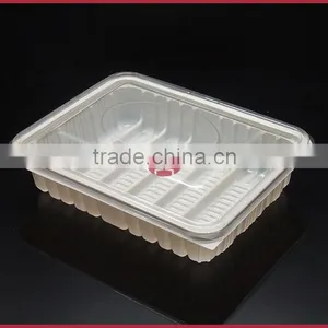 Custom APET Plastic Food Container With Lid Frozen Food Box Packaging XS-CYJ-001 thumbnail-4