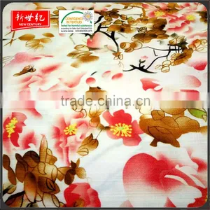 New Pattern Reactive Printed 100% Slub Rayon Fabric With Cheaper Price thumbnail-2
