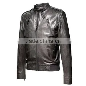 Lerather Jacket for Mens,mens Black Leather Jacket,cheap Mens Leather Jackets thumbnail-3