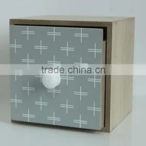 Small, Storage, Grey and Functional Wooden Drawer thumbnail-3