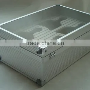 Aluminum Rating Wine Box,clear Wine Case With EVA Inner,wine Gift Box thumbnail-2