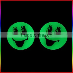 Glow in the Dark Smile Face Stickers thumbnail-1