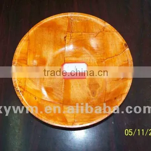 Woven Wood Plate Jane@bamboo-kitchenware.com thumbnail-1