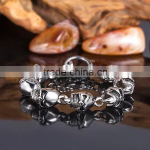 Latest Hot Sale Top Designer Good Quality Skull Shamballa Bracelet thumbnail-1