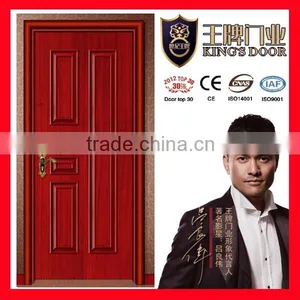 Swing Open Style Solid Wooden Veneer Door thumbnail-1