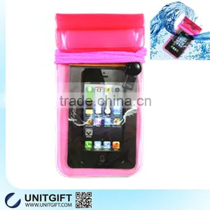 IPX8 Universal up to 5.5 Inch Mobile Phone Waterproof Case for Skating Boating Swiming thumbnail-1