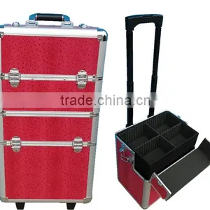 Keifai Customizable Multi-Functional Jewelry Trolley Case With Wheel thumbnail-1